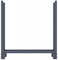 Kaminholzständer + Abdeckplane Martin 25x110x115 cm anthrazit 