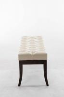Sitzbank Ramses Kunstleder antik-dunkel 120 creme 