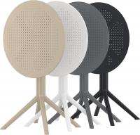 Klapptisch Sky rund schwarz 