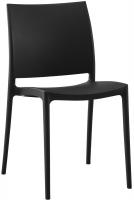 Gartenmöbel-Set Amino mit 2 Stühlen schwarz 