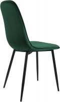 2er Set Esszimmerstuhl Maryam Samt  grün 