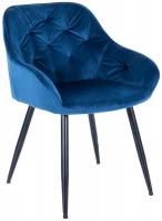 2er Set Esszimmerstühle Cassis blau 