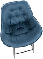 2er Set Barhocker Gibson Stoff  blau 