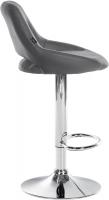Barhocker Milet Kunstleder chrom grau 