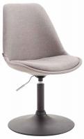 4er Set Stühle Maverick B Stoff grau 