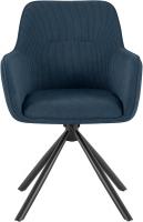 Stuhl Tipton Cord blau 