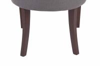 2er Set Esszimmerstuhl Aberdeen Stoff antik dunkelgrau 