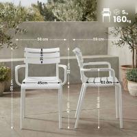 6er Set Stühle Paris weiß 6er Set Stühle Paris weiß