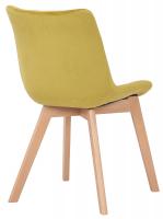 2er Set Esszimmerstühle Passaic Samt gelb 