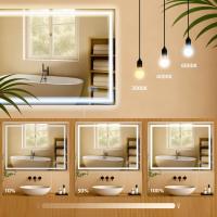 Badspiegel Jaffrey 60x80 ohne Bluetooth klarglas 