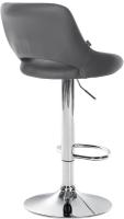 Barhocker Milet Kunstleder chrom grau 