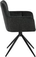 Esszimmerstuhl Jonah Stoff schwarz 