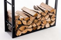 Kaminholzständer Keri V3 25x60x100 schwarz 