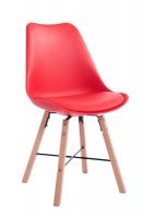 Besucherstuhl Laffont Natura rot