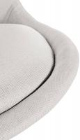 Stuhl Sofia Stoff Rund creme 