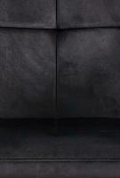 2er Set Esszimmerstuhl Emia Samt schwarz 