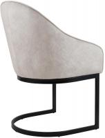 Esszimmerstuhl Jarik Vintage Samt creme 