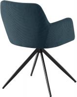 Esszimmerstuhl Olema Cord blau 