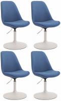 4er Set Stühle Maverick W Stoff blau