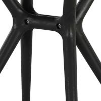 Tisch Becky eckig 72 x 72 cm schwarz Tisch Becky eckig 72 x 72 cm schwarz
