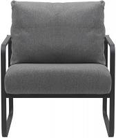 Lounger Manea Stoff dunkelgrau 