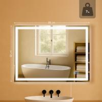 Badspiegel Jaffrey 60x80 ohne Bluetooth klarglas 