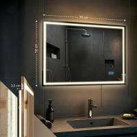 Badspiegel Jaffrey 50x70 mit Bluetooth  klarglas 