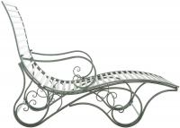 Gartenliege Amiens antik-grün 