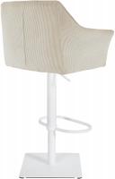 Barhocker Damaso W Cord creme 