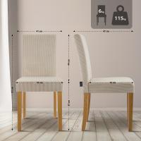 Esszimmerstuhl Ina Cord antik hell hellbraun 