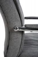 2er Set Besucherstuhl Sievert Stoff hellgrau 