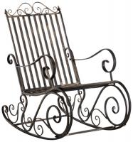 2er Set Schaukelstühle Smilla bronze 