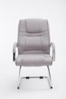 Besucherstuhl Attila Stoff grau 