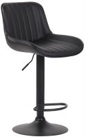 2er Set Barhocker Lentini Kunstleder schwarz schwarz 