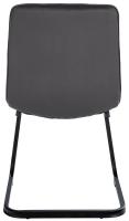 2er Set Esszimmerstuhl Vermont Samt schwarz 