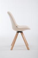 Besucherstuhl Calais Drehbar Natura Square creme 