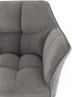 Barhocker Damaso W Cord taupe 