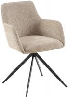 Esszimmerstuhl Olema Stoff taupe 