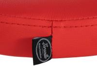 2er Set Barhocker Ponte Kunstleder weiß rot 