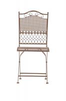 2er Set Gartenstühle Kiran antik braun 
