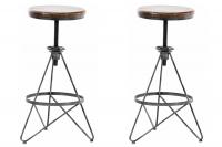 2er Set Barhocker Karla silber