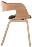 2er Set Stühle Kingston Stoff natura/dunkelgrau 