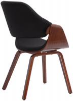 Esszimmerstuhl Maira Stoff walnuss/schwarz 