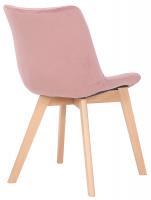 2er Set Esszimmerstühle Passaic Samt pink 
