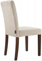 Esszimmerstuhl Ina Cord antik dunkel hellbraun 