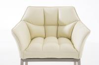 Barhocker Damaso E mit 4-Fuß Gestell creme Barhocker Damaso E mit 4-Fuß Gestell creme