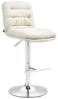 Barhocker Damar Stoff chrom creme 