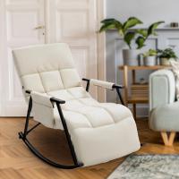 Schaukelstuhl Cathy Stoff creme 