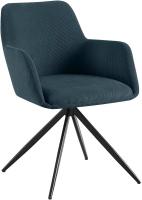 Esszimmerstuhl Olema Cord blau 