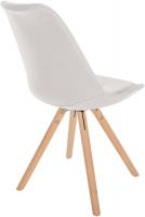 Stuhl Sofia Stoff Rund creme 